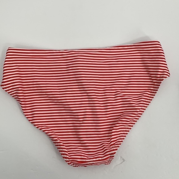Sea Level Australia Sorrento Stripe red white mid rise bikini swim bottom new 6 - Picture 3 of 5